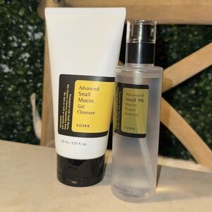 Advanced snail mucin cleaner and essence set